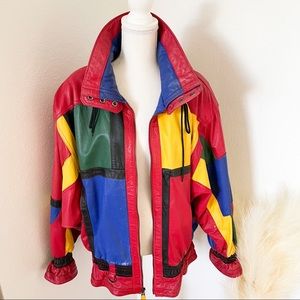 100% Genuine Leather Vintage Racing Style Jacket